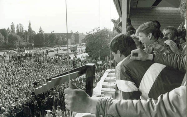 Huldiging promotie 1987