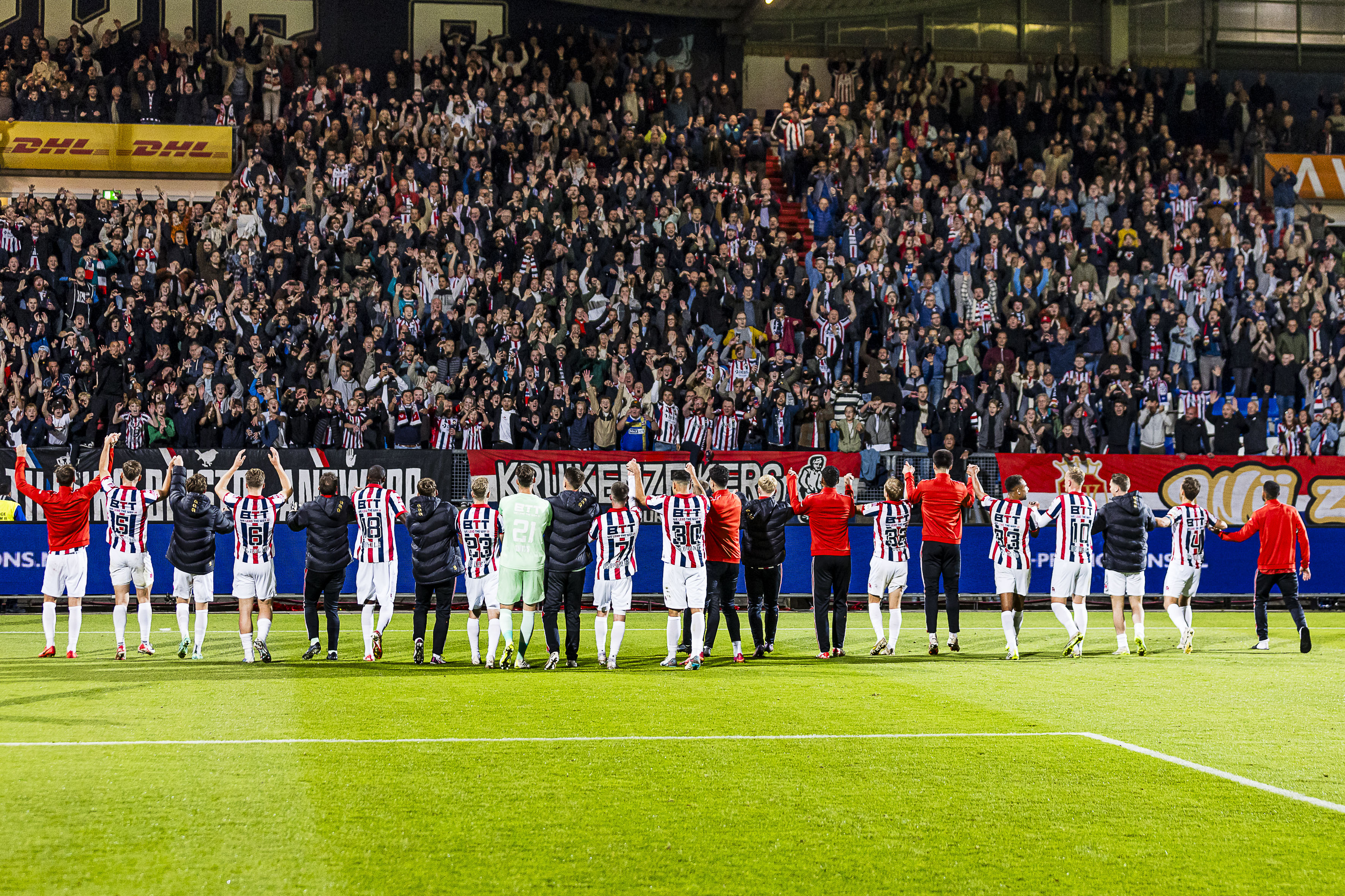 De loyale steun van de achterban in beeld