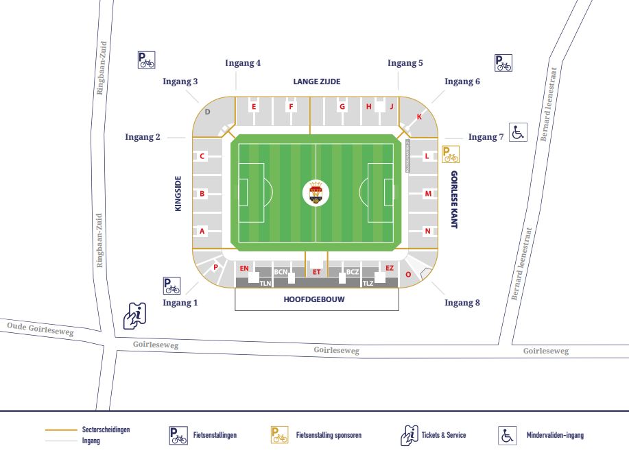 Stadionplattegrond