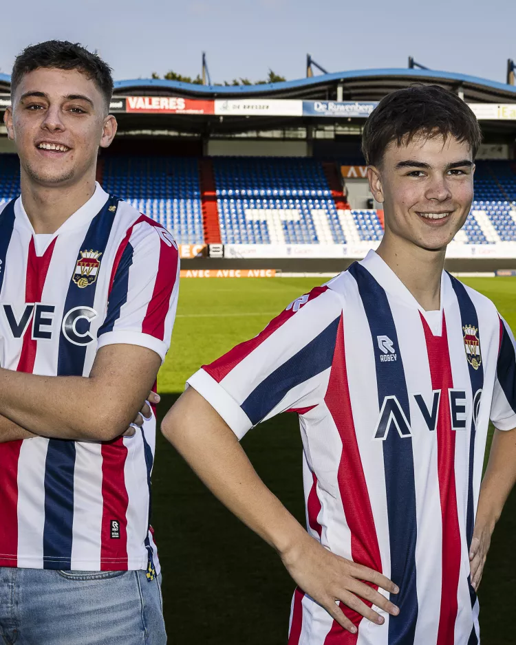 Luuk Wijdeveld en Tygo Hartensveld eSporters Willem II